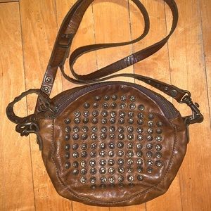 Frye Crossbody Studded Leather Bag